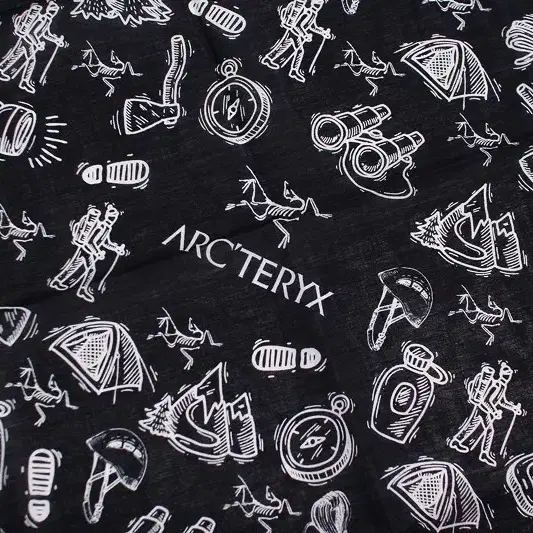 Arc'teryx登山キャンプバンダナハンカチ