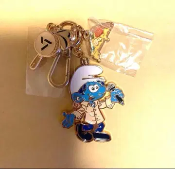 SEVENTEEN 도겸 DK 키링 스머프 Isaac Toast