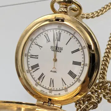 세이코 알바 SEIKO ALBA 회중시계 쿼츠 배터리 작동품