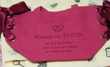 메종 드 플뢰르 사이드 리본 포함 미니 토트백 세트