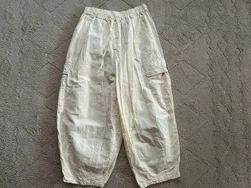 네스트로브 nest Robe 코튼 린넨 코쿤 카고 팬츠