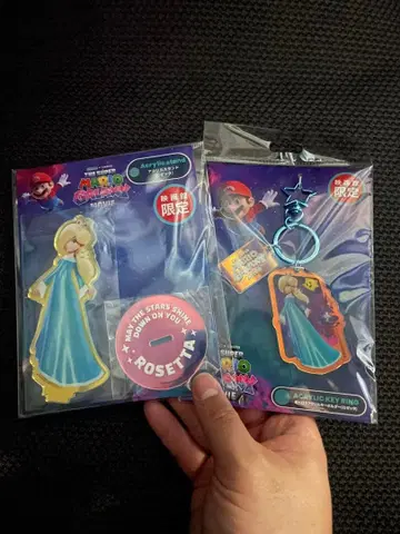 슈퍼 마리오 갤럭시 아크릴 스탠드 아크릴 키링 로제타