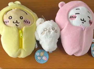 치이카와 침낭 봉제 인형 모몽가 토끼 마스코트 세트