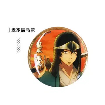 중국 한정판 은혼 사카모토 다츠마 75mm 캔뱃지 요이 사천왕