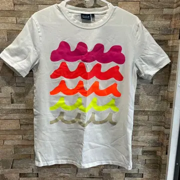 무타 마린 파도 무늬 T셔츠 사이즈 5