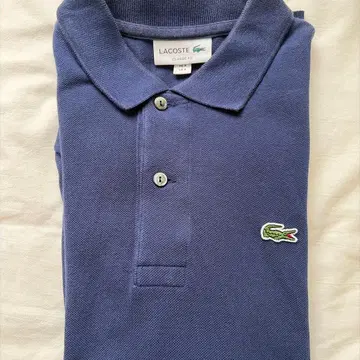 LACOSTE 네이비 피케 셔츠