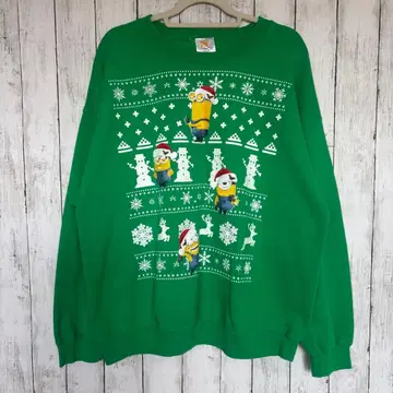 미니언즈 트레이닝복 XL 파크 그린 빅 사이즈