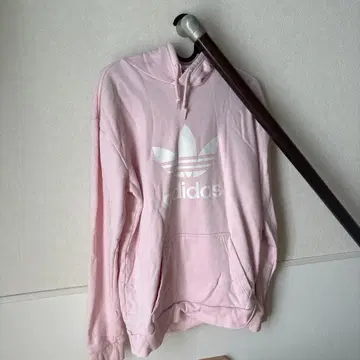 adidas 핑크 후드 부착 후드티