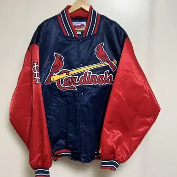 90년대 후기 MLB 세인트루이스 카디널스 새틴 자켓 XL