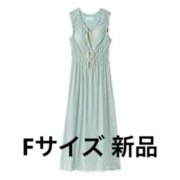 스나이델 홈 SNIDEL HOME 컷 레이스 원피스 민트 새상품