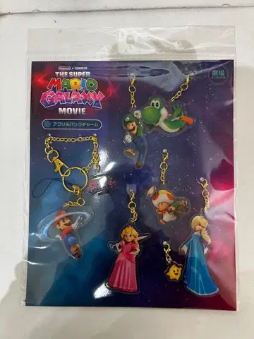 영화 슈퍼 마리오 갤럭시 영화 한정판 아크릴 백참