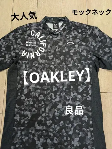 [ OAKLEY ] 골프웨어 모크넥 남성용 블랙 고품질