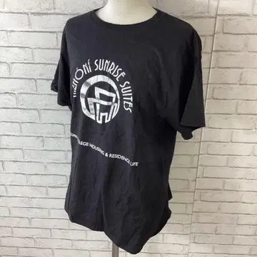 4.26 t276 헤인즈 T셔츠 M 로고 프린트 코튼