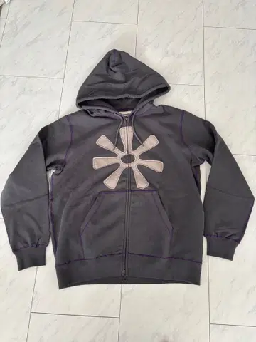 BEAMS FUTURE ARCHIVE ZIP 후디 차콜 그레이