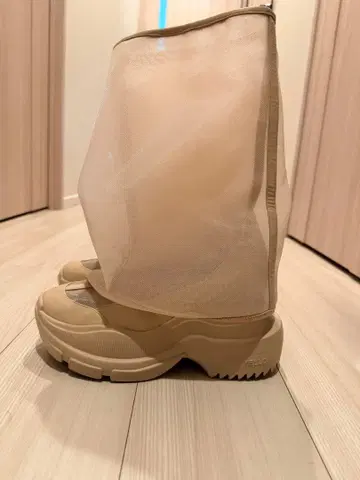 YELLO 메쉬 부츠 베이지