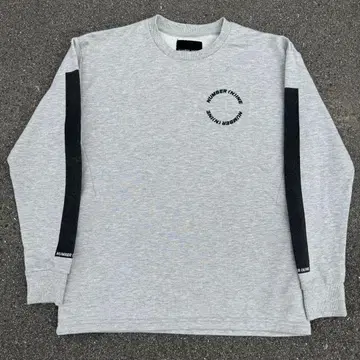 NUMBER (N)INE 그레이 롱 슬리브 맨투맨 넘버나인