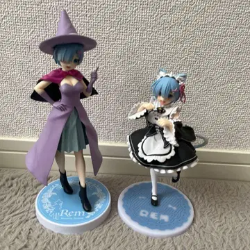 렘 피규어 세트 마녀 메이드 스타일