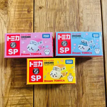 드림 토미카 치이카와 3대 세트 하치와레 토끼 박스 있음