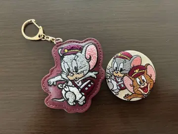 톰과 제리 한큐 기차 콜라보 키링 캔뱃지