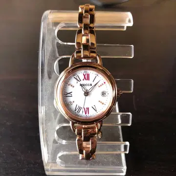 시티즌 Wicca 솔라 전파 시계 골드