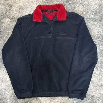 90s TOMMY HILFIGER 플리스 자켓 자수 로고 Y2K