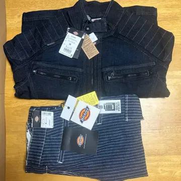 새상품 Dickies 데님 자켓 카고 팬츠 세트 M