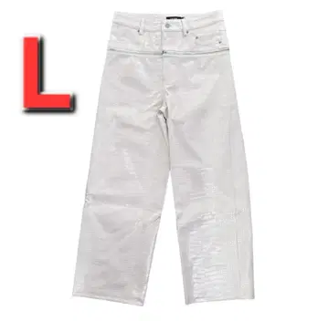 goar.archive 악어 가죽 화이트 L