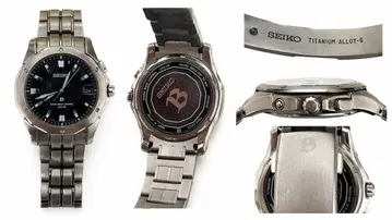 세이코 전파 솔라 티타늄 경량 남성용 손목시계 블랙 다이얼