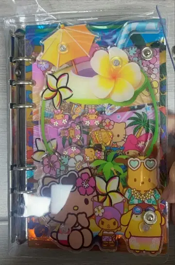 헬로키티 일광화상 바스락 씰 바인더