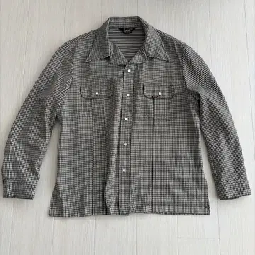 Lee made in USA 오픈 카라 셔츠 자켓 70s XL