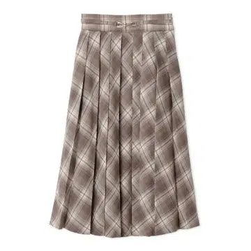 SNIDEL 체크 무늬 플리츠 스커트 S