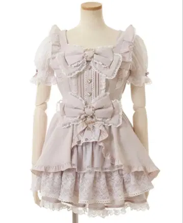 LIZLISA 프론트 카슈쿨 BIG 리본 셋업 반팔