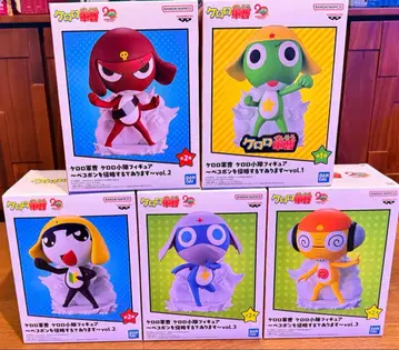 개구리 중사 케로로 피규어 케로로 소대 페코폰을 침략한다 5체 세트