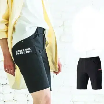 BURTLE 숏 카고 팬츠 XXL 사이즈 블랙