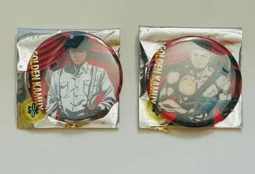 골든 카무이 코이토 소위 츠키시마 중사 카와구치 촬영소 캔뱃지