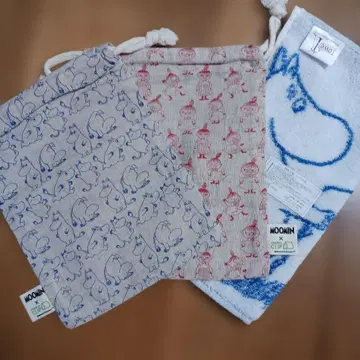 무민 핸드 타월&복조리 세트