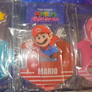 슈퍼 마리오 갤럭시 마리오 아크릴 스탠드 디오라마 피규어