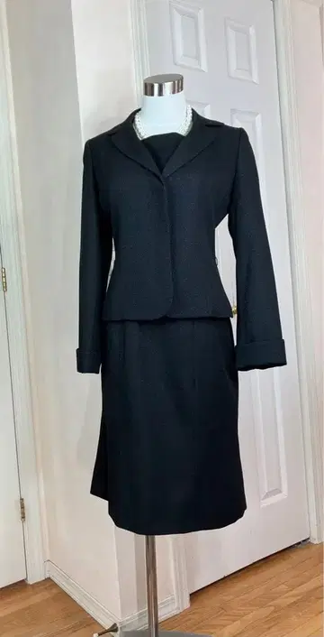 Krone 블랙 포멀 스커트 수트 입학식 졸업식 L