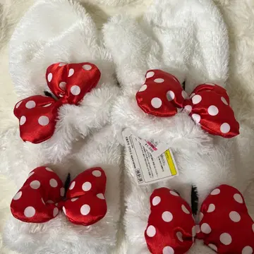 디즈니 미니 미튼 장갑 2개 세트 (1개 미사용 택 포함)