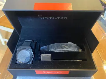 해밀턴 자동 와인딩 손목시계 블랙