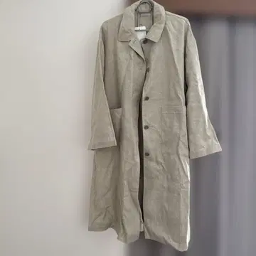 fog linen work 베이지 트렌치코트