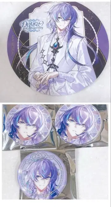 니지산지 호시미치 쇼 캔뱃지 코스터