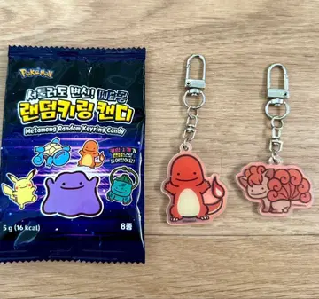 한국 한정 CU 포켓몬 아크릴 키링 리자드 픽시