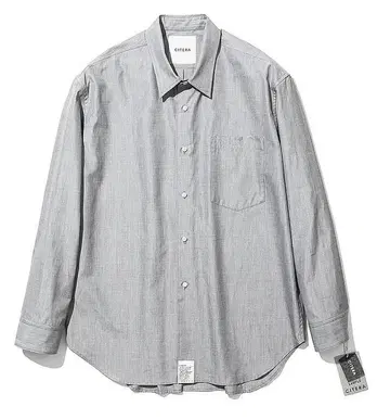 CITERA THOMAS MASON 긴팔 셔츠 그레이 체크