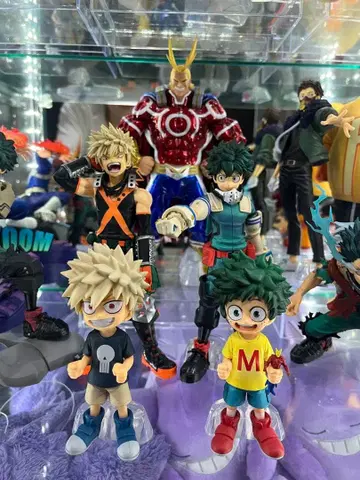 나의 히어로 아카데미아 피규어 5세트 유년기 데쿠 바쿠고