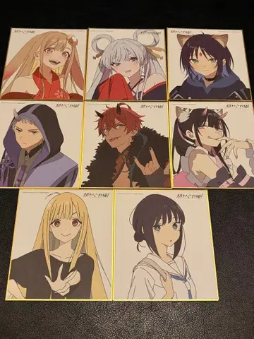 [초 카구야 공주!] POP UP STORE 구매 혜택 색지 8종 세트