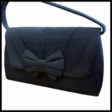 포멀 백 블랙 리본 파티 결혼식 관혼상제 입학식 졸업식