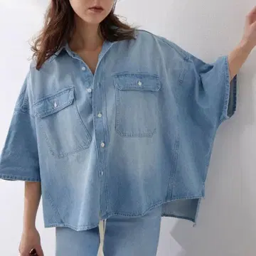 2025SS Whim Gazette 윔 가젯 DENIM 돌먼 셔츠