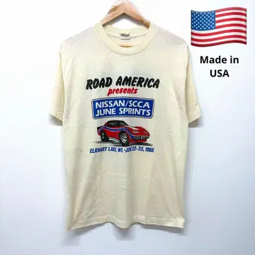 80s USA 싱글 스티치 프린트 T셔츠