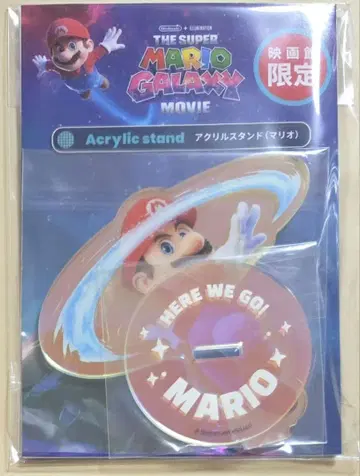 슈퍼 마리오 갤럭시 영화관 아크릴 스탠드 마리오